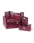 HEMA Klapkrat letterbord recycled bordeauxrood, Verzenden, Nieuw