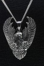 Zilveren Adelaar in de aanval ketting hanger, Sieraden, Tassen en Uiterlijk, Kettinghangers, Verzenden, Nieuw