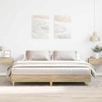 vidaXL Bedframe zonder matras hout sonoma eikenkleurig, Eenpersoons, Bruin, Verzenden, Nieuw