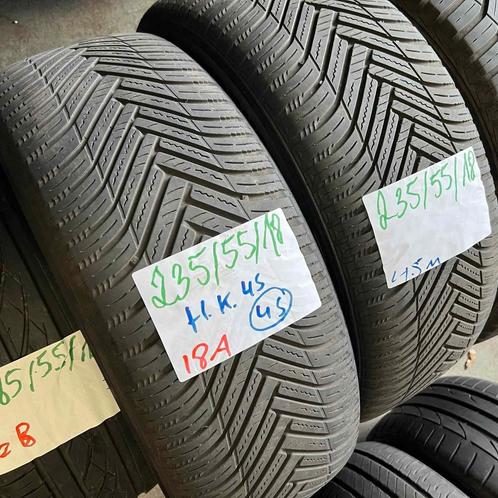 2 x Hankook Kinergy 4S 235-55-18 4 Seizoenbanden 4,5mm, Auto-onderdelen, Banden en Velgen, 18 inch, All Season, 235 mm, Personenwagen