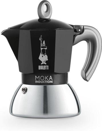 Bialetti Moka Inductie - percolator - Zwart - 2 kopjes beschikbaar voor biedingen