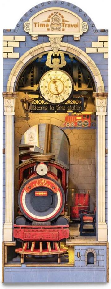 Robotime Time Travel Modelbouw Book Nook DIY bouwpakket beschikbaar voor biedingen