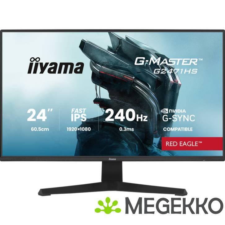 Iiyama G-Master G2471HS-B1 24  Full HD IPS 240Hz Gaming, Computers en Software, Monitoren, Nieuw, Verzenden