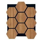 Hexagon Vilt Woodie Paneel Medium, Doe-het-zelf en Verbouw, Platen en Panelen, Nieuw