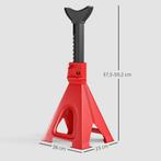 TRUUSK Ondersteuningsblok 6 Ton - 2 Stuks met Veiligheidsspe, Huis en Inrichting, Woonaccessoires | Kunstplanten en Kunstbloemen