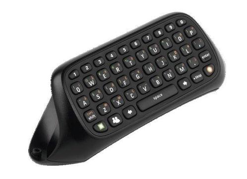 Chatpad / Keyboardje voor Xbox 360 Controller - Zwart, Spelcomputers en Games, Spelcomputers | Xbox 360, Zo goed als nieuw, Verzenden
