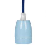 Fitting Keramiek Lichtblauw E27, Nieuw