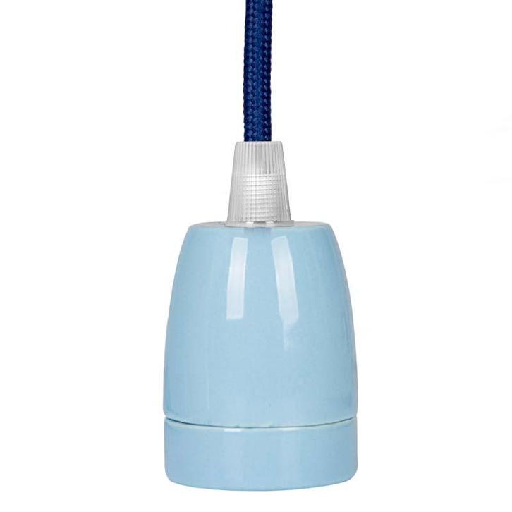 Fitting Keramiek Lichtblauw E27, Huis en Inrichting, Lampen | Overige