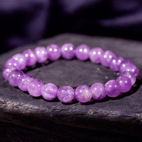 Eerste Kwaliteit Amethist Armband - Diep Paarse Kleur - Geen, Verzamelen, Mineralen en Fossielen