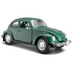 Modelauto Volkswagen Kever groen 1:24 - Modelauto, Hobby en Vrije tijd, Modelauto's | Overige schalen, Nieuw, Verzenden