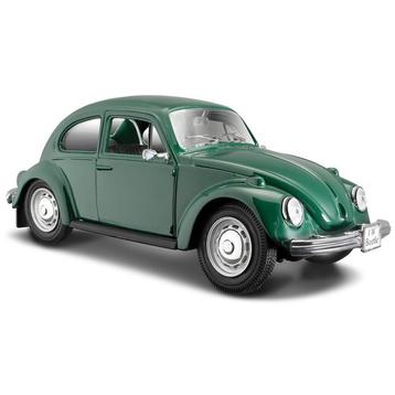 Modelauto Volkswagen Kever groen 1:24 - Modelauto