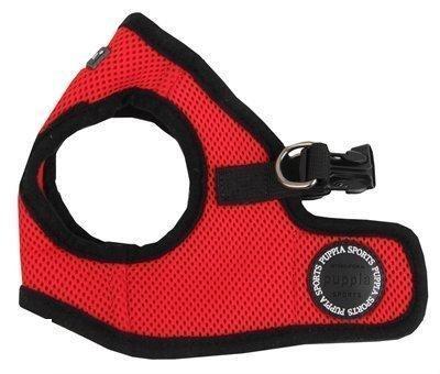 Puppia Soft vest Harnas B M Red, Dieren en Toebehoren, Honden-accessoires, Verzenden