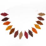 Vilten slinger herfst bladeren - 13cm - 110cm lang NIEUW