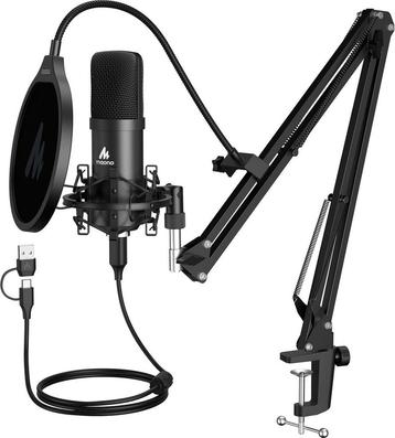 Maono AU-A04E - USB Streaming Microfoon met Arm voor beschikbaar voor biedingen