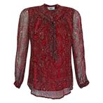 Moliin • rode blouse met paisley motief • S, Nieuw, Moliin, Maat 36 (S), Verzenden
