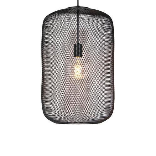 Moderne zwarte hanglamp - Bliss Mesh, Huis en Inrichting, Lampen | Hanglampen