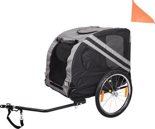 Fietskar - hondenkar - kar - Juliette Grijs/Zwart, Dieren en Toebehoren, Honden-accessoires, Nieuw, Verzenden