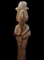 Oude Egypte, late periode Bronzen beeldje van de god Osiris