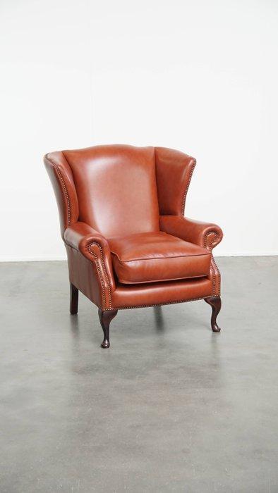 Springvale Leather - Fauteuil - vleugelrugstoel - Kalfsleer, Antiek en Kunst, Curiosa en Brocante