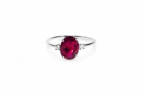 Zonder Minimumprijs - Ring - 14 karaat Witgoud - 2.12ct. tw., Sieraden, Tassen en Uiterlijk, Ringen