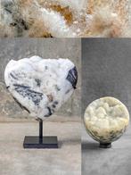 Geen reserveprijs - Prachtig paar quartz zebra kristallen.