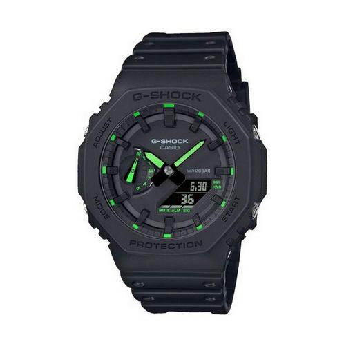 Horloge Heren Casio G-Shock OAK - Neon Green Index (Ø 45 mm), Sieraden, Tassen en Uiterlijk, Zonnebrillen en Brillen | Heren, Verzenden