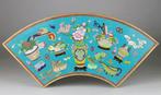 Zeldzame grote doos met compartimenten in cloisonné brons en, Antiek en Kunst