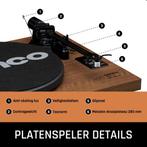 Lenco Platenspeler met Bluetooth (excl. stofkap) Twee extern, Verzenden, Nieuw