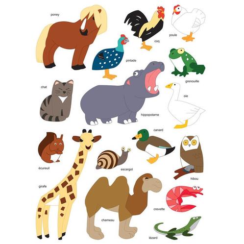 Stickers - Wilde Dieren & Boerderij Dieren & Vogels & Reptie, Hobby en Vrije tijd, Stickers en Plaatjes, Nieuw, Ophalen of Verzenden