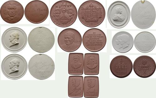 1922 Porzellanmedaille Meißener Porzellanmanufaktur, Postzegels en Munten, Penningen en Medailles, Verzenden