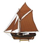 Vissersboot met zeilen, Watersport en Boten, Ophalen of Verzenden, Nieuw, Zeilboot of Motorboot