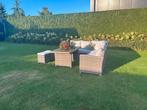 Mooie tuinset met hoge tafel, 5 zitplaatsen, Zo goed als nieuw, Bank, Loungeset
