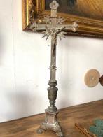 Altaar kruisbeeld - 65 cm - Messing - 1850-1900, Antiek en Kunst