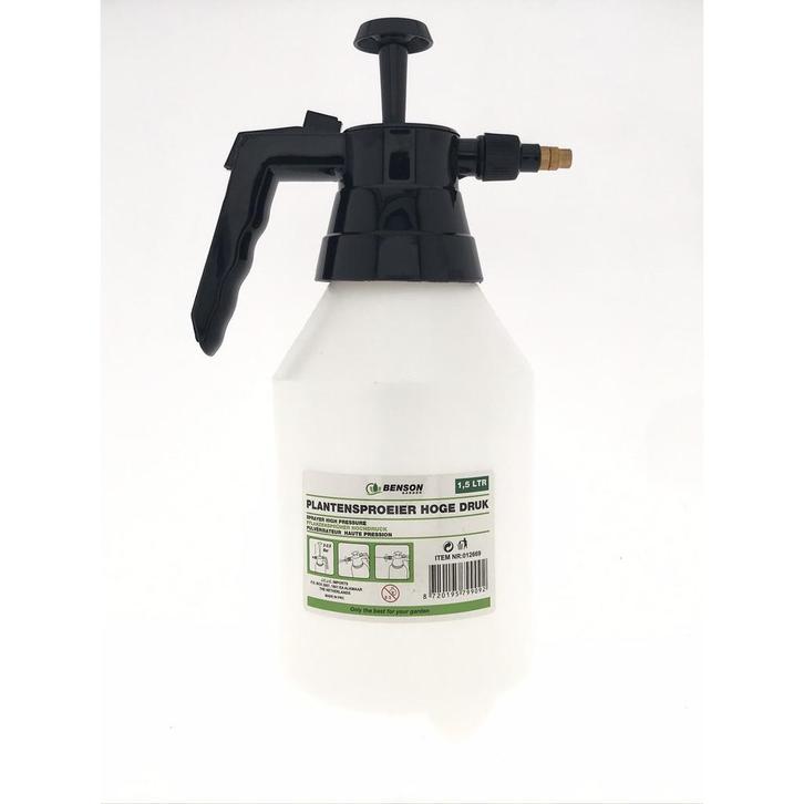 Benson Plantensproeier - Hoge druk - Verstelbare druk - 1..., Tuin en Terras, Hand-tuingereedschap, Nieuw, Ophalen of Verzenden