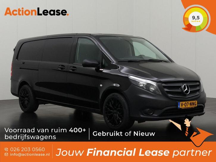 Mercedes Vito Bestelbus L3 H1 2023 Diesel Handgeschakeld, Auto's, Mercedes-Benz, Dealer onderhouden, Te koop, Zwart, Handgeschakeld