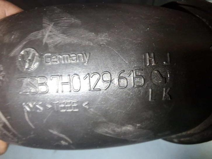 Inlaatbuis volkswagen transporter t5 ZSB 7H0 129 615 VAK 37E, Auto-onderdelen, Motor en Toebehoren, Gebruikt, Volkswagen, Ophalen of Verzenden