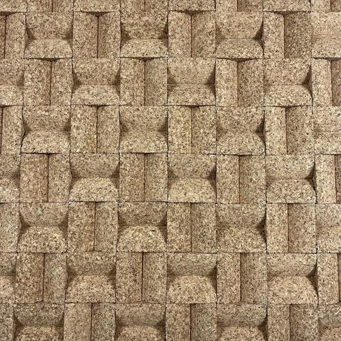 3D Akoestische kurkplaat Design  Intarsio - 60 x 60, Doe-het-zelf en Verbouw, Vloerdelen en Plavuizen, Ophalen of Verzenden