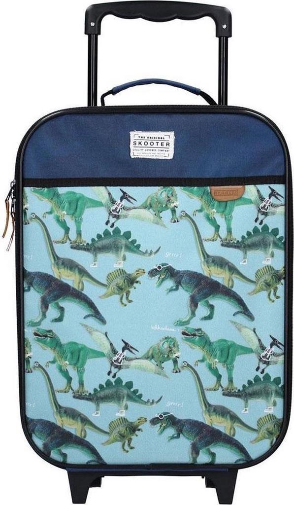 Skooter Dino Reiskoffer - 40 x 30 x 14 cm l - Navy Blauw, Sieraden, Tassen en Uiterlijk, Koffers, Verzenden