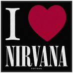 Nirvana I Love Nirvana Patch officiële merchandise, Verzamelen, Ophalen of Verzenden, Nieuw, Kleding