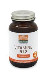 Vitamine B12 1000 mcg - 60 tabletten, Verzenden, Nieuw