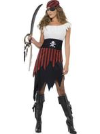 Piraten dameskostuum Wench, Kleding | Dames, Ophalen of Verzenden, Nieuw