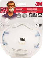 3M 8822C3 Stofmasker met ventiel - FFP2 (3st), Ophalen of Verzenden, Zo goed als nieuw