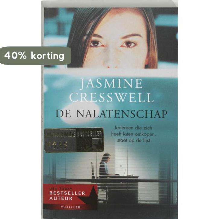 NALATENSCHAP 9789085500612 J. Cresswell, Boeken, Thrillers, Zo goed als nieuw, Verzenden