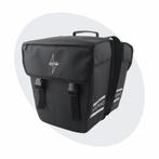 Voltano Dubbele Fietstas 40L Afgeschuind - Zwart, Verzenden, Nieuw