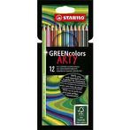Kleurpotlood stabilo 6019 greencolors arty 12st | Etui a 12, Ophalen of Verzenden
