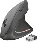 Trust Verto - Draadloze Ergonomische Muis / Zwart, Computers en Software, Muizen, Verzenden, Nieuw