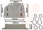 OLIEKOELER VOOR ALFA ROMEO MITO 955 2008-2018 1616315180, Auto diversen, Auto-accessoires, Ophalen of Verzenden, Nieuw