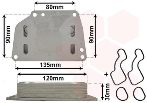 OLIEKOELER VOOR ALFA ROMEO MITO 955 2008-2018 1616315180, Auto diversen, Auto-accessoires, Nieuw, Ophalen of Verzenden