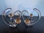 Verreries Schneider - Kaarsenhouder - Glas - Gesigneerd, Antiek en Kunst, Antiek | Glas en Kristal