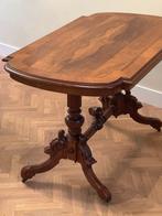 ambachtelijk gemaakt - Eettafel - rechthoekig blad met, Antiek en Kunst